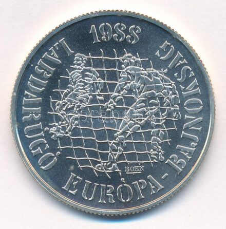 1988. 500Ft Ag 'Labdarúgó Európa-Bajnokság' T:BU kis patina Adamo EM104