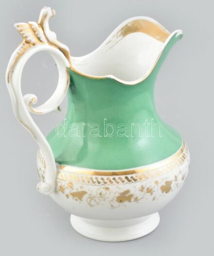 Bavaria kancsó, porcelán, jelzett, sérült, kopott m: 21 cm
