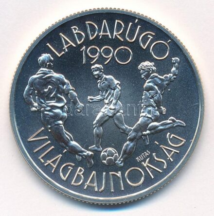1988. 500Ft Ag '1990. Labdarúgó Világbajnokság - három játékos' T:BU kis patina Adamo EM106