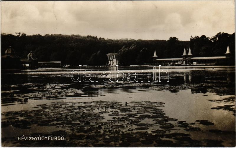 1942 Hévízgyógyfürdő, fürdő és tó. Mérei Ignác (EK)
