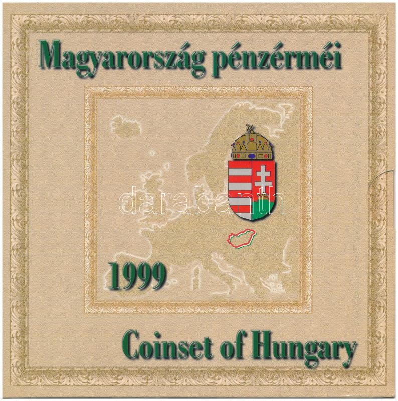 1999. 50f-100Ft (8xklf) forgalmi szett, dísztokban T:1 patina