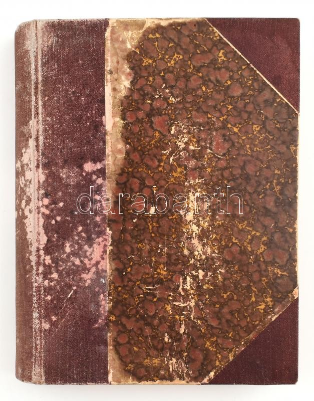 Kármán Samu - Bauer Lajos: Gyermekhygiene. Útmutató anyák számára a gyermekápolásban. Bp., 1899., Lampel R. (Wodianer F. és Fiai-ny.), 6+336 p. Átkötött félvászon-kötés, kopott borítóval, laza fűzéssel. - Image 3