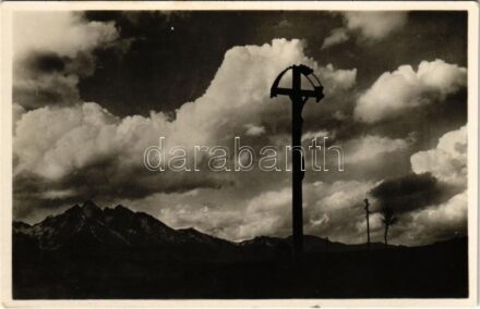Zár, Zsgyár, Zsdjár, Zdiar (Tátra, Magas-Tátra, Vysoké Tatry); Búrkové mraky / útszéli kereszt / cross
