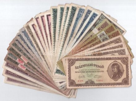 1945-1946. 50P-1.000.000.000P (30db) T:III,III-
