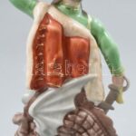 Herendi János vitéz, kézzel festett, jelzett, hibátlan, m:22 cm Tervező: Maugsch Gyula - Image 3