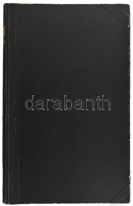 cca 1930-1940 Géptani jegyzet a M. Kir. Bányászati és Mélyfúrási Szakiskola tanulói részére. Összeáll.: Kocsis János. (Kézirat gyanánt). Félvászon-kötésben, mellékletekkel. - Image 3