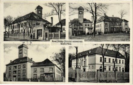 1938 Érsekújvár, Nové Zámky; Zemská nemocnica / Kórház / hospital + '1938 Érsekújvár visszatért' So. Stpl. (EK)