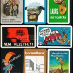 cca 1970-1980 vegyes Kártyanaptár tétel.