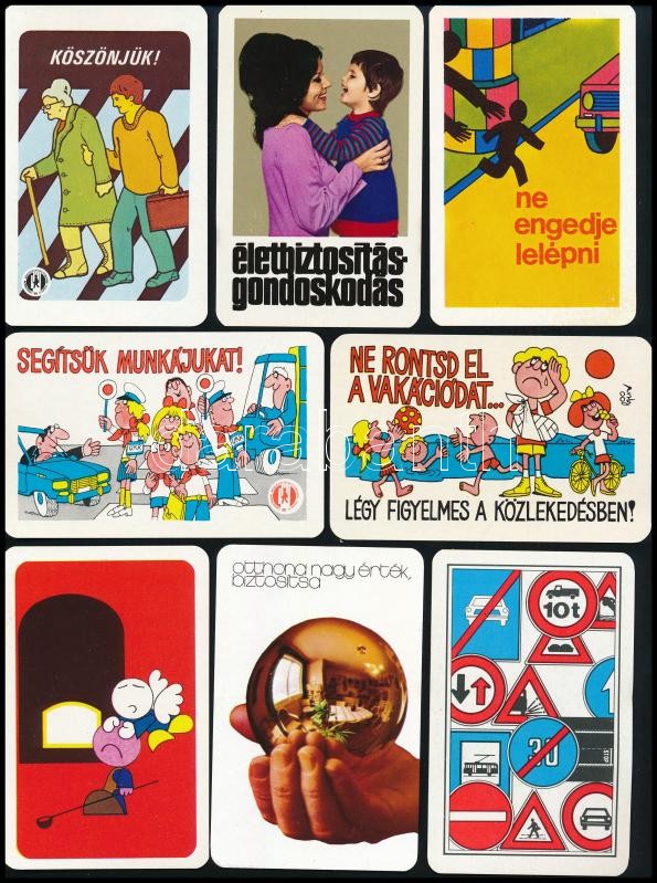 cca 1970-1980 vegyes Kártyanaptár tétel. - Image 2