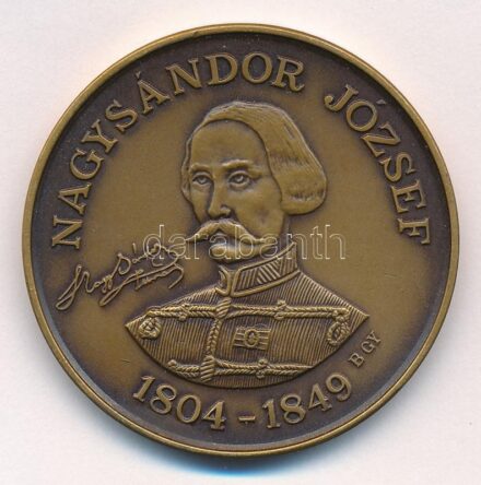Bognár György (1944-) 1987. 'MÉE Gyöngyösi Csoport - Aradi Vértanúk / Nagysándor József' kétoldalas bronz emlékérem (42,5mm) T:1 Adamo GS5