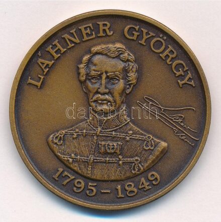 Bognár György (1944-) 1991. 'MÉE Gyöngyösi Csoport - Aradi Vértanúk / Láhner György' kétoldalas bronz emlékérem (42,5mm) T:1,1- kis ph Adamo GS10