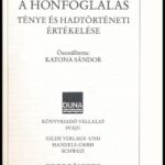 A honfoglalás ténye és hadtörténeti értékelése. Összeáll.: Katona Sándor. Fahrwangen (Svájc), é.n., Duna Könyvkiadó-Gilde, 96 p. Kiadói papírkötés. - Image 2