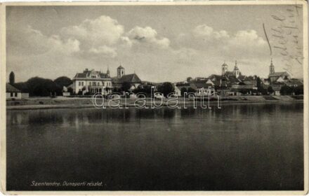 1934 Szentendre, Duna-parti részlet (EK)