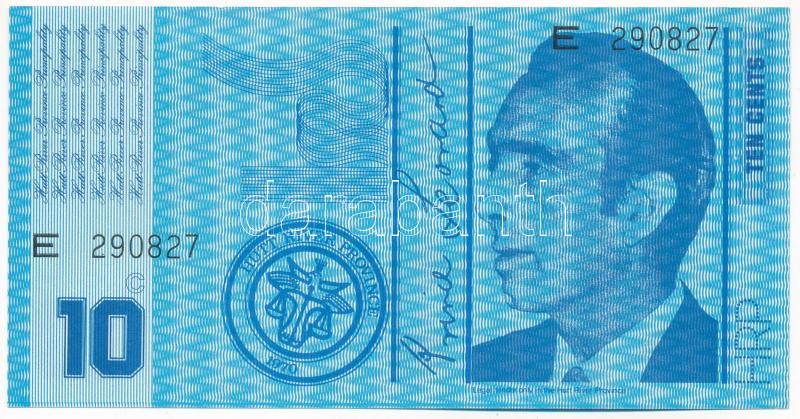 Ausztrália / Hutt River tartomány DN (1974) 10c 'E 290827' helyi bankjegy T:I- Australia / Hutt River Province ND (1974) 10 Cents 'E 290827' local banknote C:AU