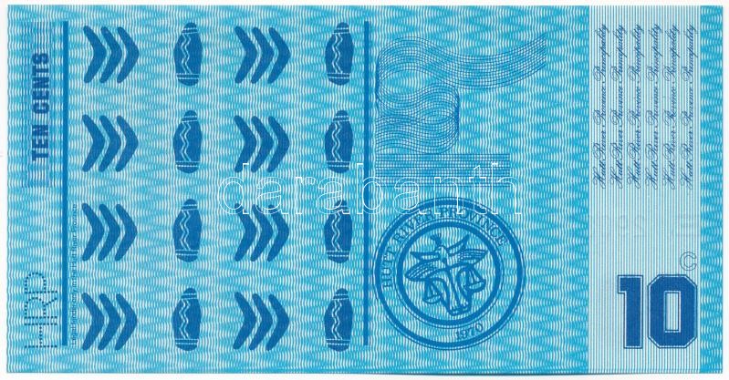 Ausztrália / Hutt River tartomány DN (1974) 10c 'E 290827' helyi bankjegy T:I- Australia / Hutt River Province ND (1974) 10 Cents 'E 290827' local banknote C:AU - Image 2