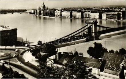 Budapest, Lánchíd. Képzőművészeti Alap Kiadóvállalat