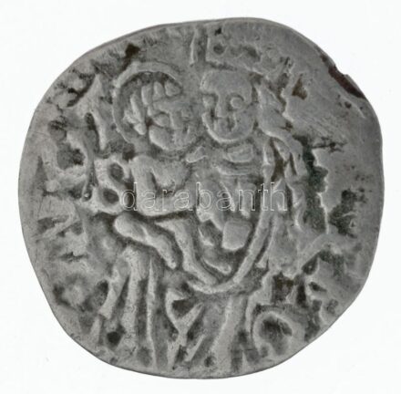 1485-1490. Denár Ag 'I. Mátyás' (0,44g) T:2- Hungary 1485-1490. Denar Ag 'Matthias I' (0,44g) C:VF Huszár: 724., Unger I.: 569.b