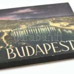 Budapest feliratú cigaretta doboz, 29x22cm