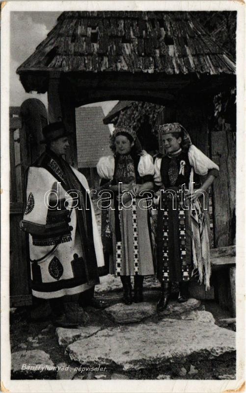 1942 Bánffyhunyad, Huedin; népviselet / Transylvanian folklore