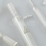 17 db különböző méretű laboratóriumi üveg csövek, pipettákstb. - Image 2