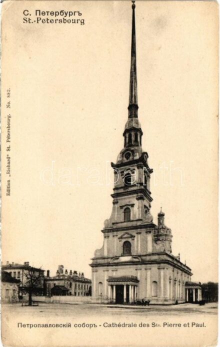Saint Petersburg, St. Petersbourg, Leningrad, Petrograd; Cathédrale des Sts. Pierre et Paul / cathedral (EK)