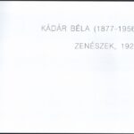 Kádár Béla (1877-1956.) Zenészek, 1928. Bp., 2018, Virág Judit, 47+1 p. Gazdag képanyaggal illusztrált. Kiadói papírkötés. - Image 2