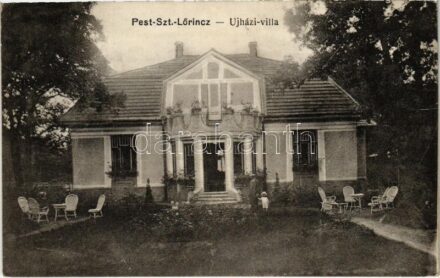 1915 Budapest XVIII. Pestszentlőrinc, Pusztaszentlőrinc, Szentlőrinc; Újházi Villa. Horváth Ferenc kiadása (EK)