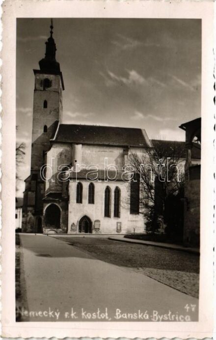 Besztercebánya, Banská Bystrica; Nemecky r.k. kostol / Német római katolikus templom / church. photo