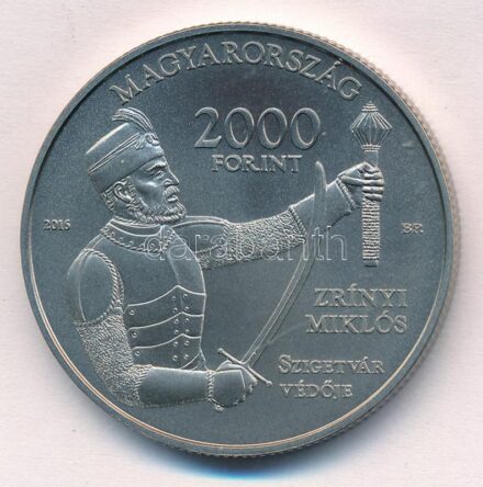2016. 2000Ft Cu-Ni 'Szigetvár' T:BU apró patina Adamo EM324