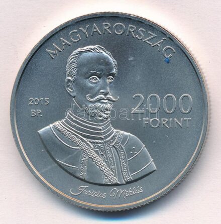 2015. 2000Ft Cu-Ni 'Jurisics Miklós / Kőszeg' T:BU minimális patina Adamo EM297