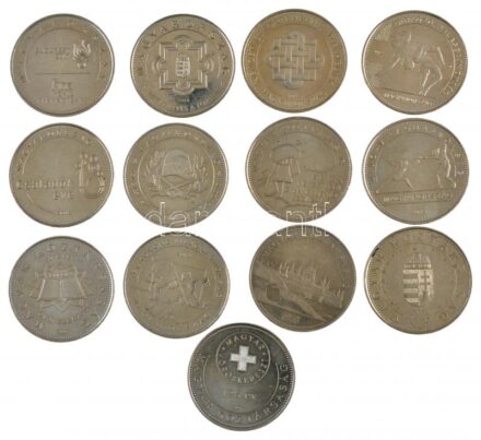 2004-2020. 50Ft (13xklf forgalmi emlékérme) T:1-2