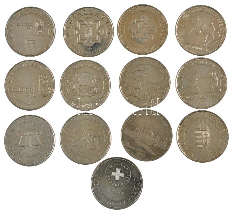 2004-2020. 50Ft (13xklf forgalmi emlékérme) T:1-2