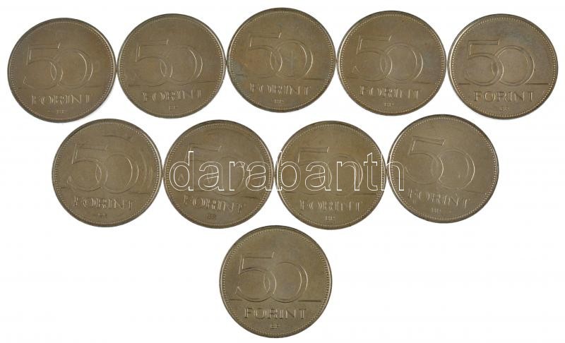 2018. 50Ft Cu-Ni 'Birkózó Világbajnokság' (10x) T:1-,2 Adamo FOEM14 - Image 2