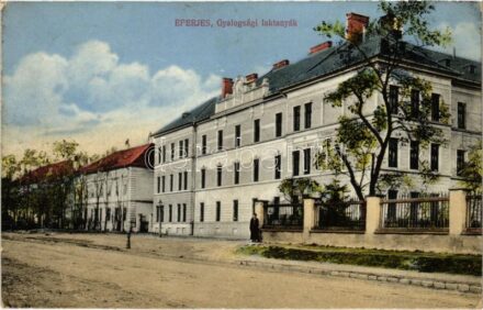 1914 Eperjes, Presov; Gyalogsági laktanya. Molnár Jenő kiadása / K.u.k. military infantry barracks