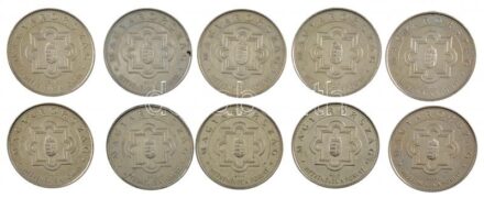 2016. 50Ft Cu-Ni 'Hetvenéves a forint' (10x) T:1-,2
