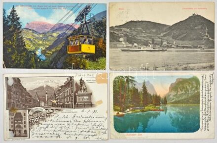 Ausztria 73 db főleg régi képeslap