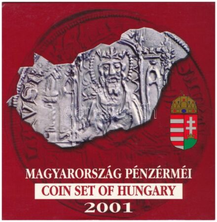 2001. 1Ft-100Ft (7xklf) forgalmi sor szettben, 'Magyarország pénzérméi' sorozat T:BU patina Adamo FO34