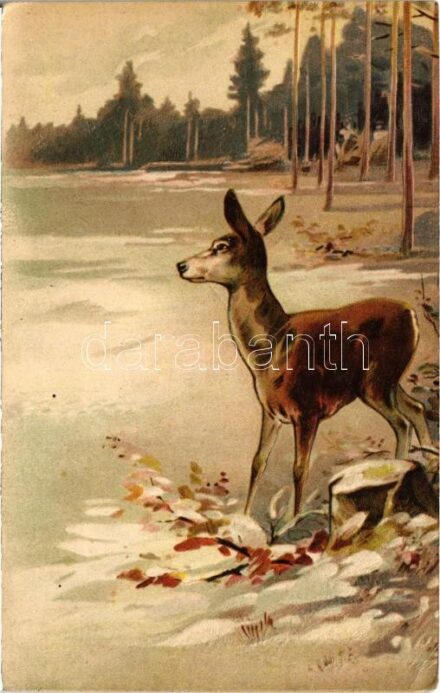 Deer. Emb. litho (fa)