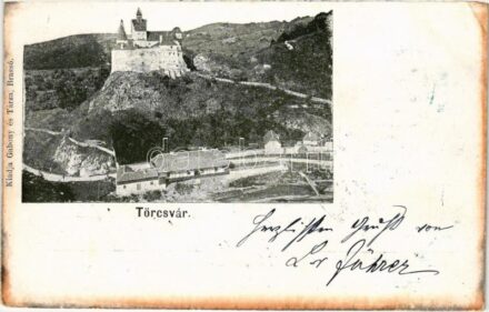 1902 Törcsvár, Törzburg, Bran-Poarta; vár. Gabony és Társa kiadása / castle (EK)