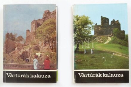 Vártúrák kalauza, 2 kötet: Dunántúli várak és vártúra-útvonalak; Észak-magyarországi, alföldi várak és vártúra-útvonalak. Bp., 1973-1975, Sport. Térkép-mellékletekkel. Kiadói kartonált papírkötés.