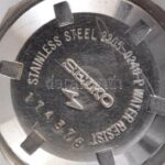 Seiko Hi-Beat automata, női karóra, kék számlappal, bőr szíjjal, működik, szép állapotban, d: 24 mm - Image 4