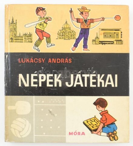 Lukácsy András: Népek játékai. Vadász György rajzaival. Bp., 1964, Móra. Kiadói kartonált papírkötés, kissé sérült, kopott borítóval.