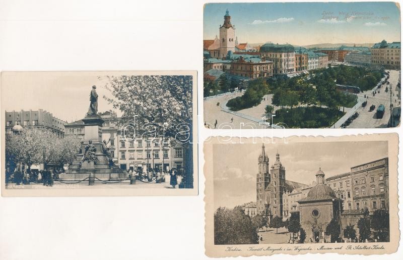 25 db RÉGI lengyel város képeslap vegyes minőségben / 25 pre-1945 Polish town-view postcards in mixed quality - Image 2