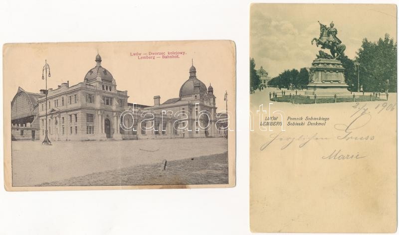25 db RÉGI lengyel város képeslap vegyes minőségben / 25 pre-1945 Polish town-view postcards in mixed quality - Image 3