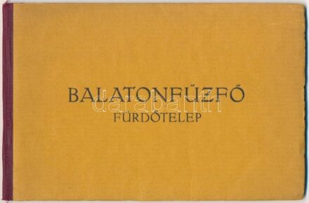 Balatonfűzfő, Fürdőtelep. Leporelló 20 képpel