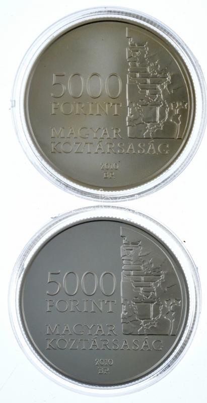 2010. 5000Ft Ag 'Kosztolányi Dezső' (2xklf) kapszulában, tanúsítvánnyal, 2db Magyar Pénzverő Zrt. tájékoztatóval T:BU,PP az egyiken karc Adamo EM227