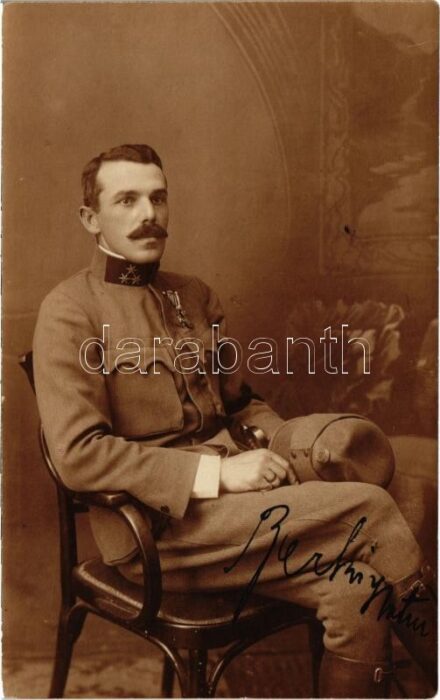 Osztrák-magyar katona műtermi fotója / Austro-Hungarian K.u.K. military, soldier. photo