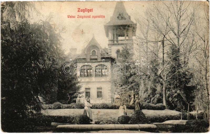 Budapest XII. Zugliget, Weisz Zsigmond nyaralója (fl)