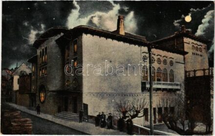 1913 Veszprém, Nemzeti Színház este