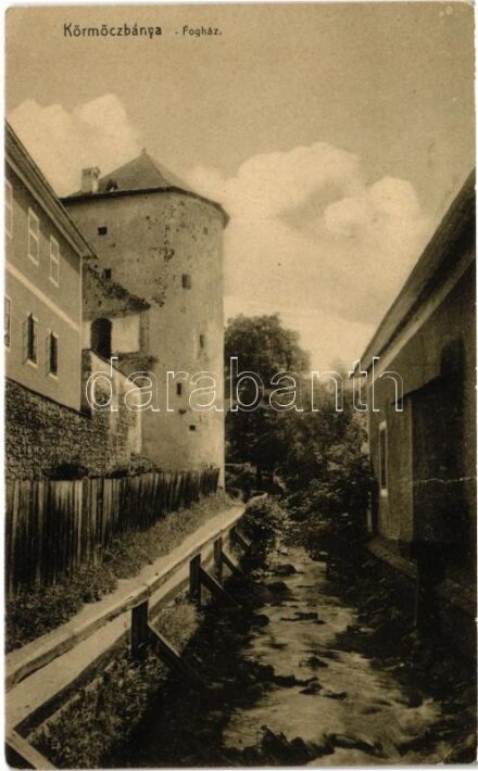 Körmöcbánya, Kremnitz, Kremnica; Fogház. Ritter Lipót J. / prison (fa)